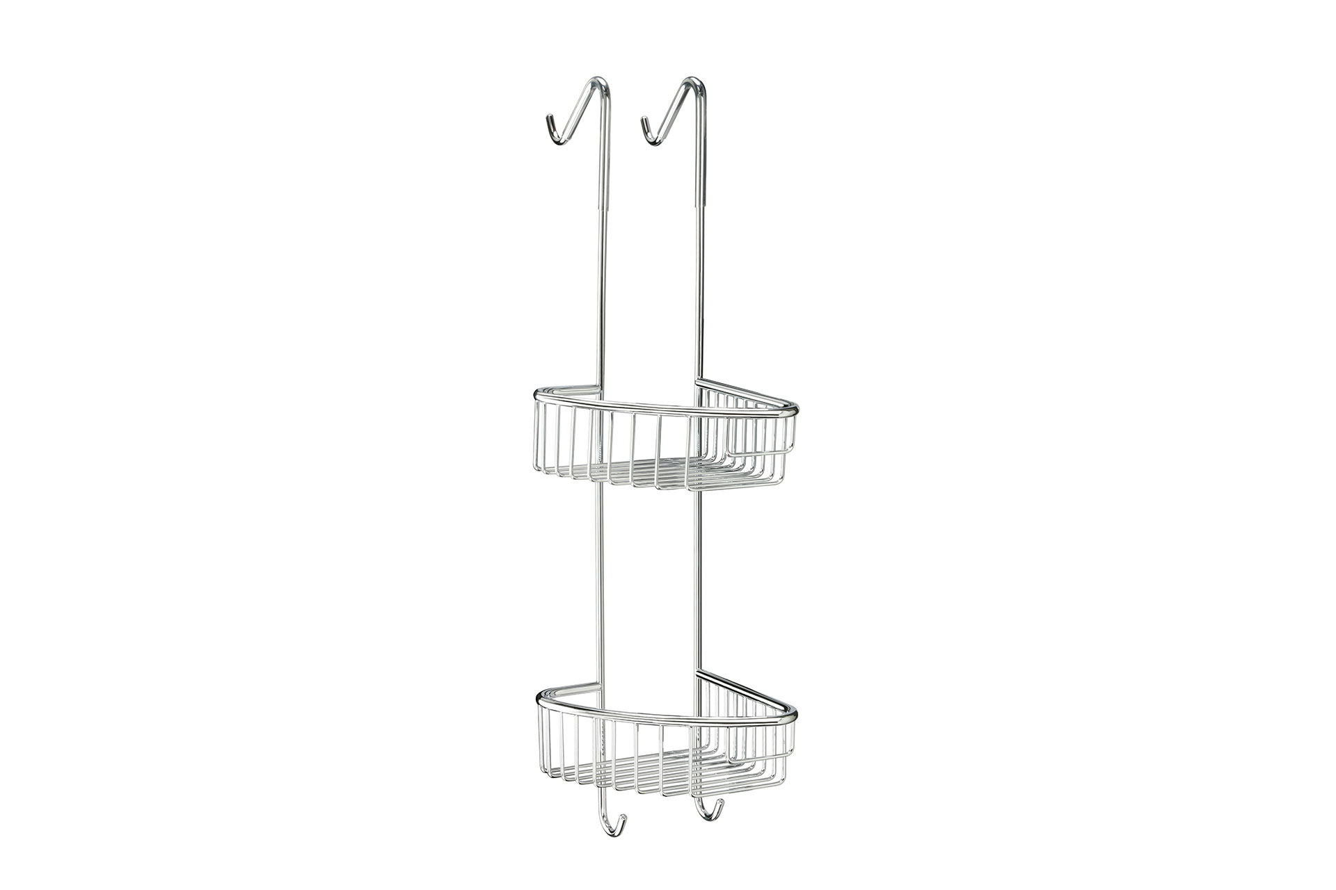 Hanging double shower basket