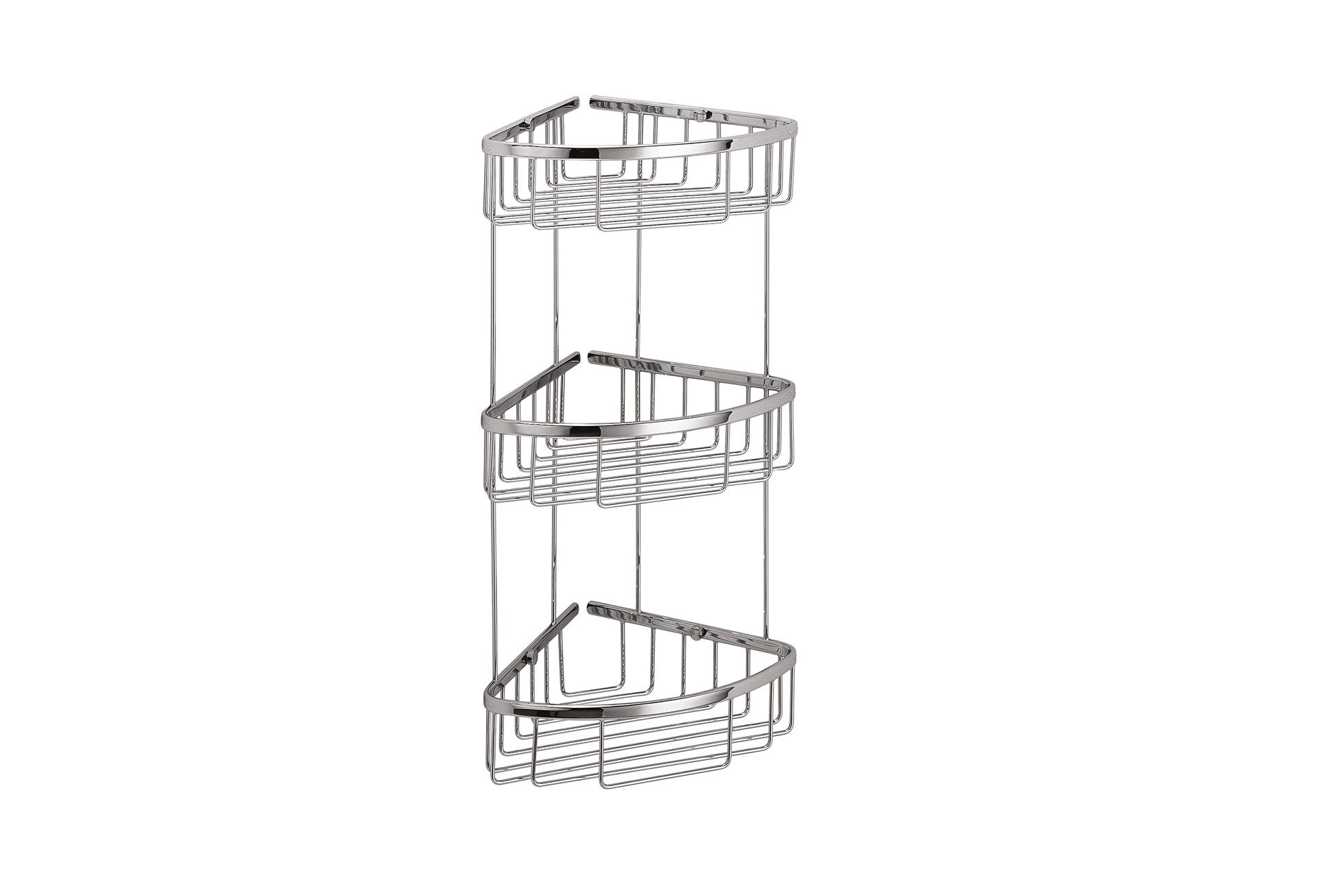 Corner shower basket, triple