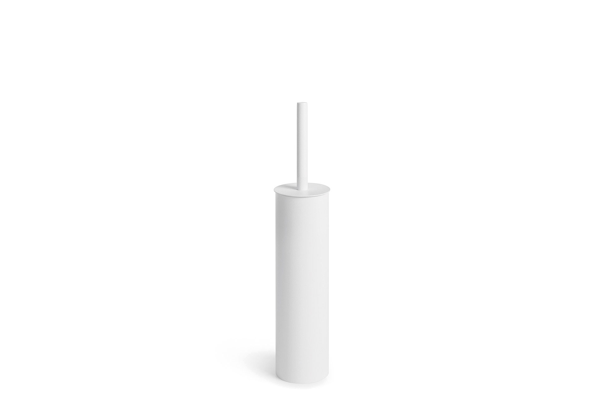 Floor and wall toilet brush holder