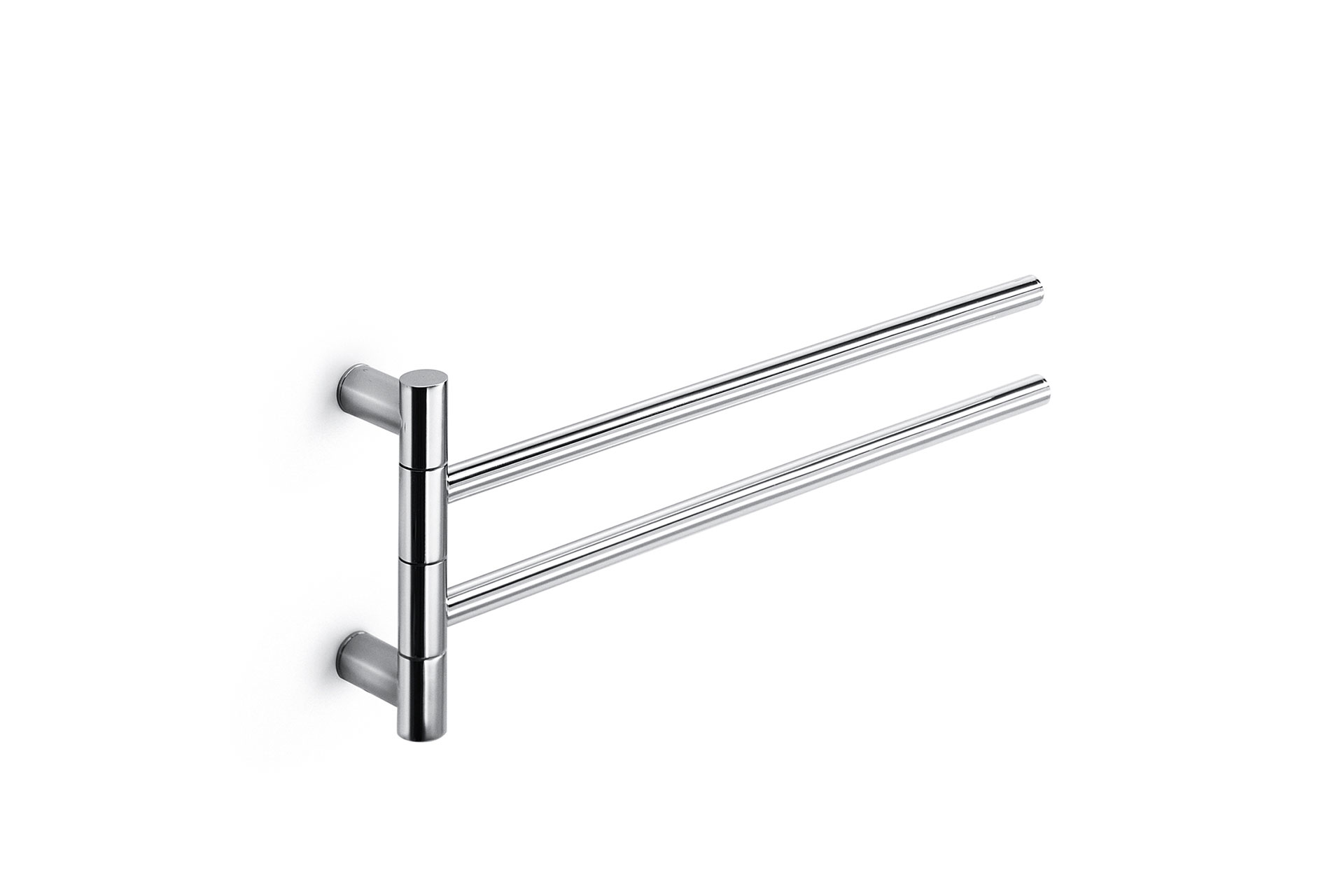 Double jointed towel rail