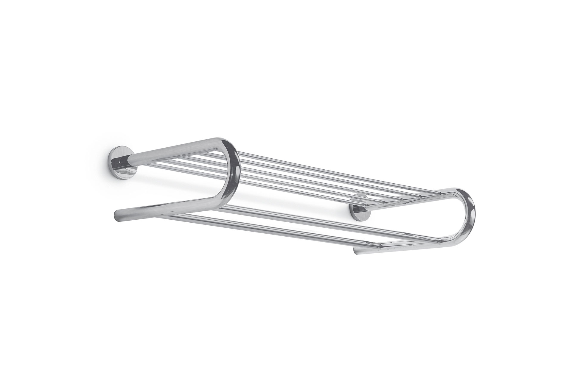 Shelf with towel rail