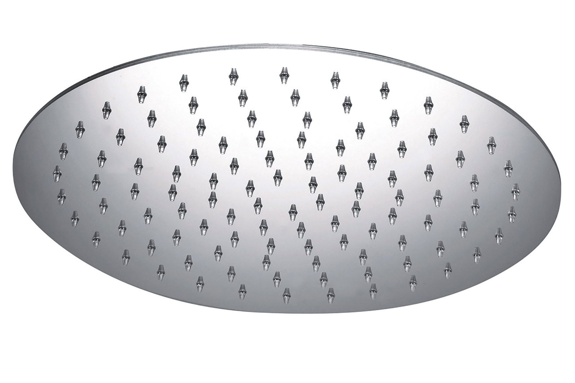 Round flat shower head, with 1?2