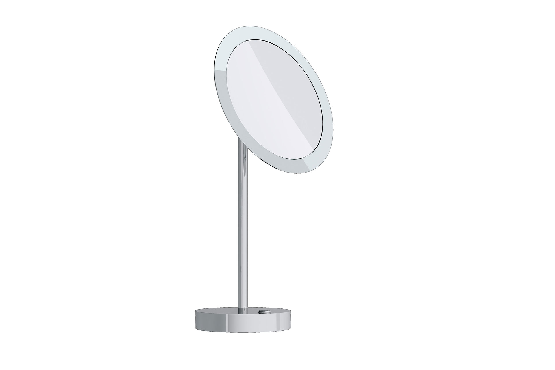 Miroir grossissant a? poser avec lumie?re LED